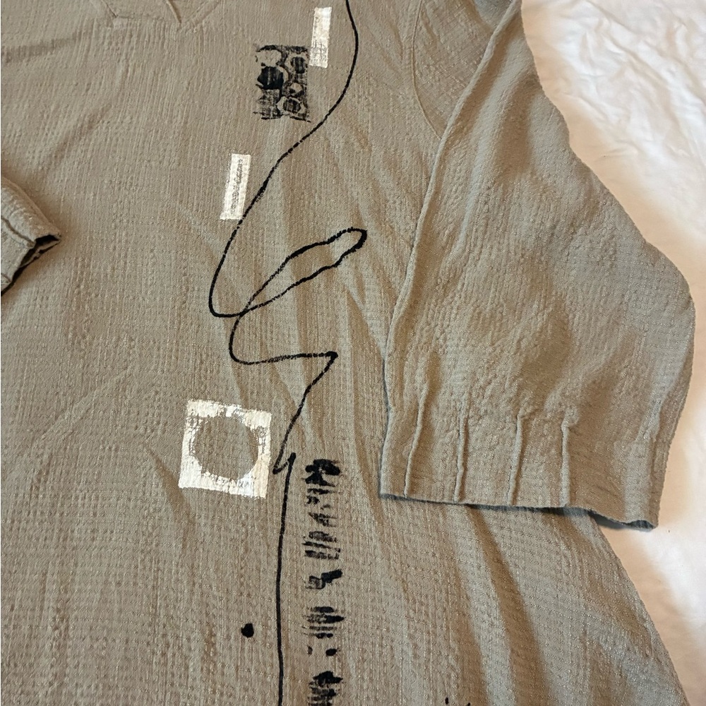 Elegant Olive Casual Button Down Shirt